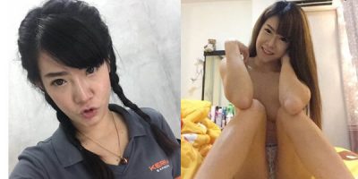 รูปโป้ทางบ้าน สาวพนักงานส่งของโชว์หีเนียน หีใหญ่ ๆ น่าจับดูดเน้น ๆ