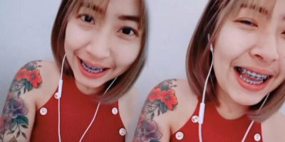 สาวเงี่ยนโชว์ติ้วหี ถ่ายรูปโชว์หีเนียน ๆ ส่งให้ผัวดู เปลือยท่อนบนอวดนมโตเท่าลูกแตงโม